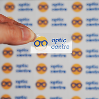 Autocollants de transfert UV pour logo d'entreprise et autocollants UV DTF colorés, étiquettes personnalisées pour emballages, autocollants pour bouteilles en verre