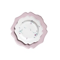 Service de vaisselle en porcelaine classique, sans BPA, écologique, passe au lave-vaisselle, au congélateur et au four, durable, anti-fuite, résistant à la chaleur