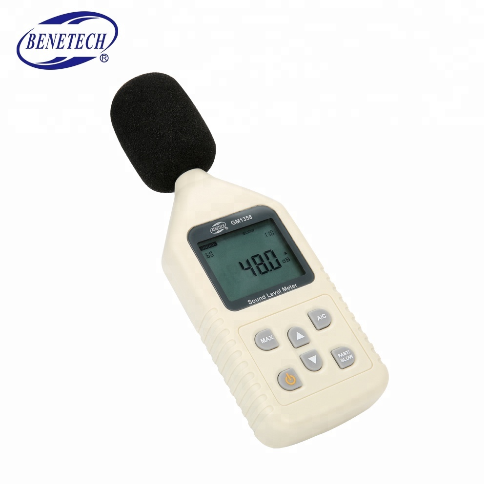 Haute Qualité sonomètre 30 à 130dBA/35 à 130dBC sonomètre de classe 1
