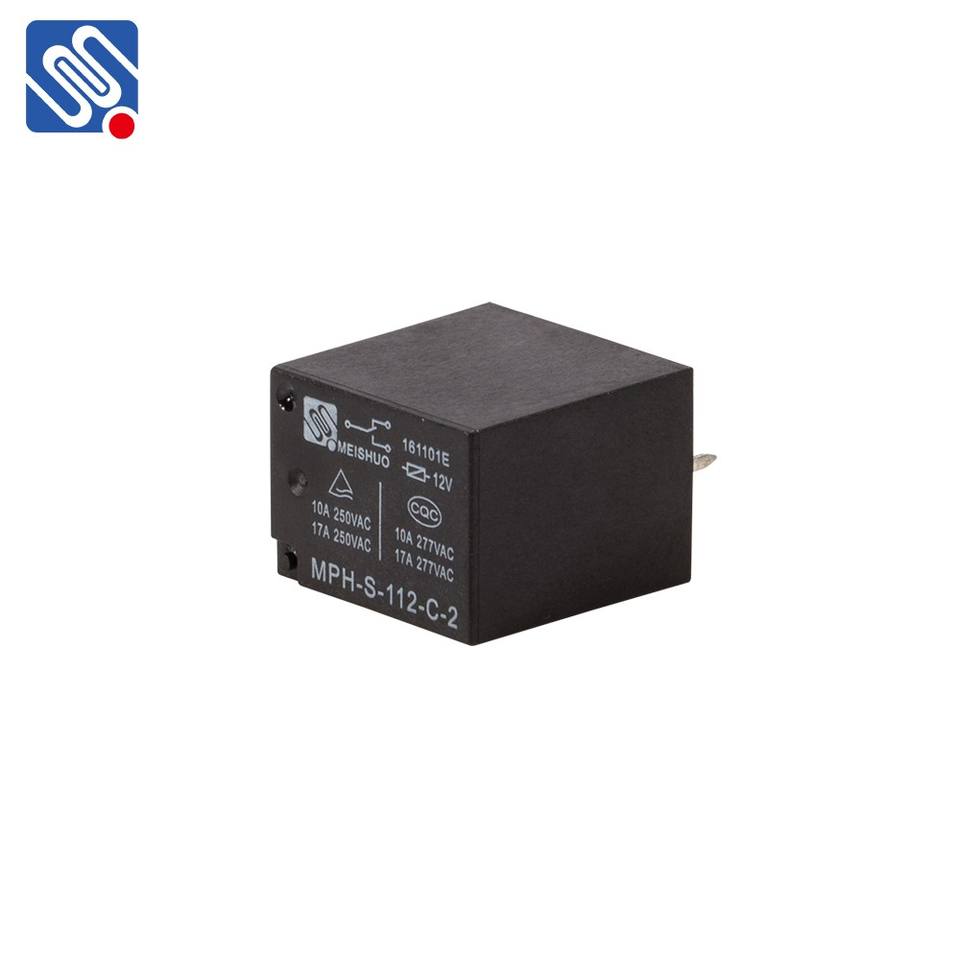 MEISHUO MPH-S-112-A-2F 17a 250vac 12v PCB Relay for Air Conditioner and Washing Machine