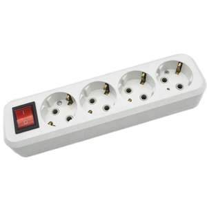 Tablero blanco Oficina en casa Multifuncional Estándar europeo alemán Enchufe <span class=keywords><strong>de</strong></span> 4 posiciones - Product Image 5