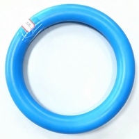 Jouets durables pour chiens : Frisbee d'entraînement, jouet énergétique auto-améliorant, anneau de traction denté pour animaux, outil de mastication et de découpe en PE