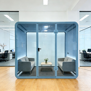 Modern Soundproof Office Mobile Indoor Work Booth Private Meeting Soundproof Phone <b>Study</b> Cabin for Office - Product Image 6