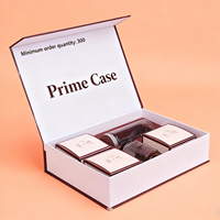 Boîte cadeau en papier rigide avec logo imprimé personnalisé, emballage en gros, vêtements de luxe, boîte pliante en papier magnétique noire avec ruban