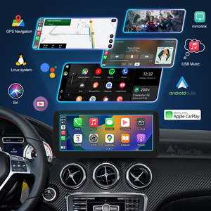 หน้า<span class=keywords><strong>จอ</strong></span>แสดงผลมัลติมีเดียไร้สาย Road Top Wireless CarPlay <span class=keywords><strong>Android</strong></span> Auto สำหรับรถยนต์ Mercedes-Benz a W176 B W246 CLA GLA Class ปี 2013-2015 NTG4.5 - Product Image 4