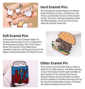 Pin de metal esmaltado personalizado con impresión UV, insignia de solapa de dibujos animados linda con cadena, logotipo de anime moderno y duradero hecho de latón - Product Image 5