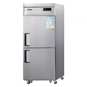 Réfrigérateurs-congélateurs WOOSUNG à refroidissement par ventilateur, 30 pieds cubes, 2 portes, acier inoxydable, dégivrage automatique, équipement numérique - Product Image 1
