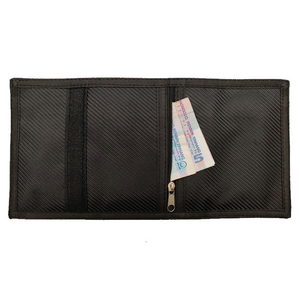 <span class=keywords><strong>Portafoglio</strong></span> da <span class=keywords><strong>uomo</strong></span> con <span class=keywords><strong>cerniera</strong></span> a tre ripiani in Nylon con tasche portamonete con chiusura con Logo personalizzato - Product Image 4