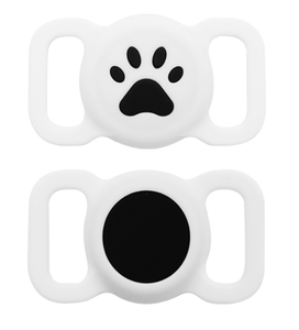 For Airtag Waterproof Case Air Tag Dog Collar Holder Silicone Protective Waterproof Sleeve Case With Pet Claw Design