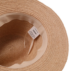 <span class=keywords><strong>Sombrero</strong></span> de Vaquero de Ala Ancha de Rafia Natural UPF50, Tejido a Mano, OEKO TEX, Plegable, para Sol, Playa, Aire Libre, Unisex - Product Image 4