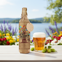 Bière artisanale originale Kingstar, bouteilles de 750 ml, boissons alcoolisées, 3,3 % ABV, goût naturel, style champagne, vente chaude, bars, usage personnel