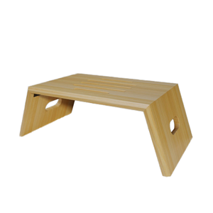 Mesa Plegable Portátil de Madera Real, Soporte Multifuncional para Laptop, Bandeja para Servir Desayuno en Casa u Oficina, Excelente Idea de Regalo - Product Image 1
