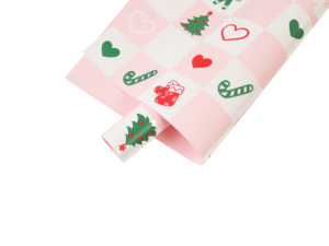 Grid Christmas <strong>Elements</strong> Gifts Wrapping <strong>Paper</strong> for Celebrating Holiday Gift Packaging - Product Image 6