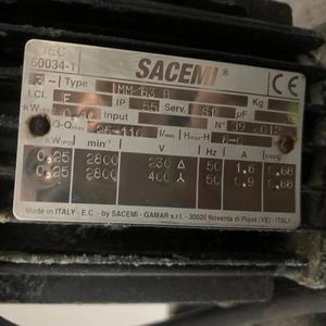 ปั๊มจุ่ม SACEMI รุ่น IMM-63 B 0.25 แรงม้า แรงดันต่ำ สำหรับใช้งานในอุตสาหกรรม - Product Image 1