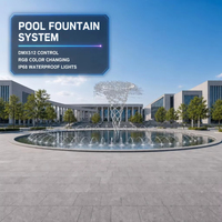 Fuente de Agua para Piscina, Solución Profesional Completa, Diseño y Construcción en Casa, Suministro Directo de Fábrica para Proyectos B2B