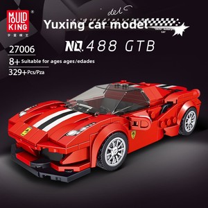 Mini modèle <span class=keywords><strong>de</strong></span> <span class=keywords><strong>voiture</strong></span> <span class=keywords><strong>de</strong></span> course célèbre, <span class=keywords><strong>voiture</strong></span> <span class=keywords><strong>de</strong></span> sport, blocs <span class=keywords><strong>de</strong></span> construction éducatifs pour enfants en ABS, emballage en boîte colorée à huit compartiments - Product Image 4