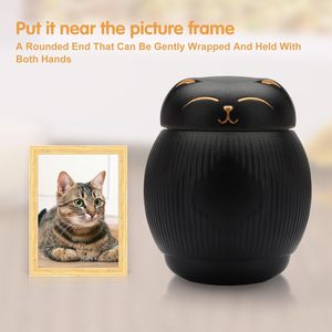 Urna de Cerámica para Cenizas de Gato con Tapa Segura, Caja Conmemorativa, Urnas Funerarias, Recuerdo de Cremación para Gatos, Servicio de Nombre Personalizado Disponible - Product Image 4