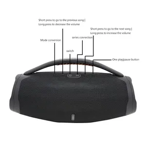 <span class=keywords><strong>Mini</strong></span> Altavoz Inalámbrico LED de 20W, Altavoz Portátil con Iluminación RGB, Resistente al Agua, con Asa, para Regalo, Fiestas y Uso en Exteriores - Product Image 5