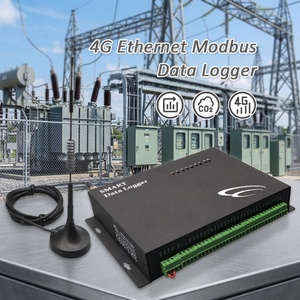 environmental monitoring system 4G Ethernet <b>Data</b> <b>Logger</b> 4G <b>temperature</b> humidity sensor security alarm - Product Image 1