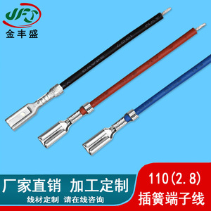 JFS 24AWG Red And Black Wire 600mm Straight Plug Connector For EV Controller Replacement - Product Image 4