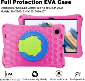 Funda de espuma EVA con anillo de agarre para <span class=keywords><strong>Samsung</strong></span> <span class=keywords><strong>Tab</strong></span> <span class=keywords><strong>A8</strong></span>, 2023, X200, X205, nuevo diseño, 10,5 - Product Image 4