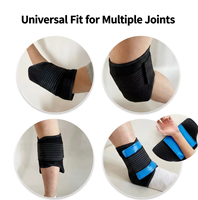 Compresse de gel froid écologique pour soulagement de la douleur, fournitures de thérapie de réadaptation, compresses chaudes et froides réutilisables pour poignets et chevilles