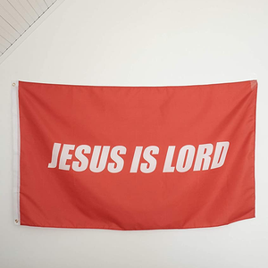 Personalizado al aire libre, la bandera Original de Jesús es el Señor, la bandera de Jesús es el rey - Product Image 5