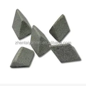 Ceramic polishing media for vibratory finishing machine,Triangle Shape Rough Polishing Stone Zipper Slider Polishing Material