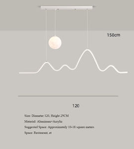 CY9077 ristorante luce pendente di lusso <span class=keywords><strong>sala</strong></span> da pranzo tavolo da pranzo Bar moderno semplice <span class=keywords><strong>luna</strong></span> lampada a sospensione - Product Image 4