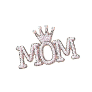 Nouvelles décorations de pâtisserie thème de la fête des mères inserts de gâteau carte <span class=keywords><strong>belle</strong></span> perle <span class=keywords><strong>maman</strong></span> garniture de gâteau - Product Image 5