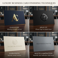 Cartes de visite personnalisées en papier couché pour impression offset, vernies, avec impression du logo de la marque Borjie et support pour le nom de l'entreprise