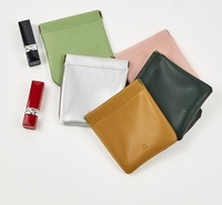 Mini étui à lunettes en cuir, sac de rangement pour lunettes, enveloppe rouge, sac à maquillage portable multifonctionnel
