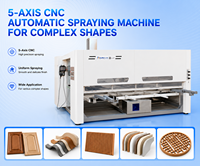 Machine de peinture automatique à 5 axes pour palettes en bois, entraînement électrique, moteur 4 kW, 380 V/50 Hz, facile à utiliser