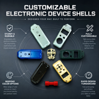 Produttore di Componenti per Dispositivi Industriali, Parti Stampate a Iniezione in Plastica ABS PC, Involucri Elettronici Personalizzati ISO 9001