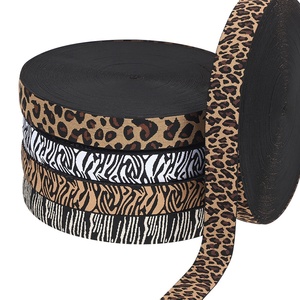 ยางยืดไนลอนลายเสือดาวและม้าลายขนาด 4 ซม. สินค้าขายดีข้ามประเทศ มีสินค้าในสต็อก อุปกรณ์ตกแต่งเสื้อผ้าสำหรับกระโปรง <span class=keywords><strong>กางเกง</strong></span> และเข็มขัด - Product Image 2