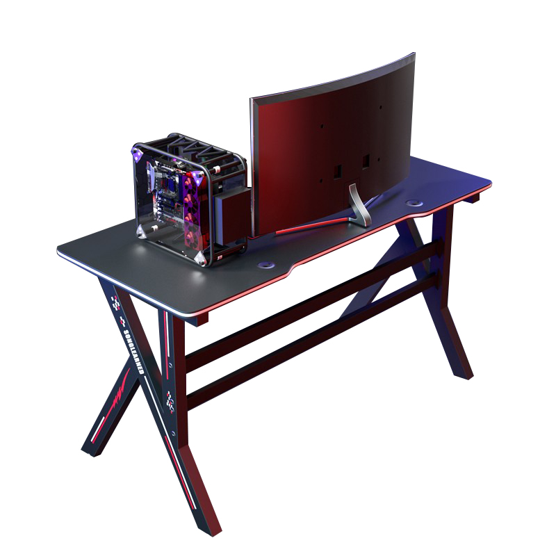 gaming desk with cable management