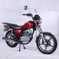 Dernier modèle CMOTO CM125 GN Moto à essence rouge 125cc/150cc >80km/h Vitesse maximale Transmission par chaîne Amortisseurs avant hydrauliques