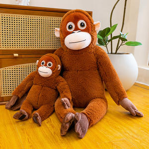 Produit phare du fabricant : Singe Djungelskog à bras longs avec mains à scratch, animal en peluche singe du <span class=keywords><strong>zoo</strong></span> viral, singe câlin pour soutien émotionnel OEM - Product Image 1
