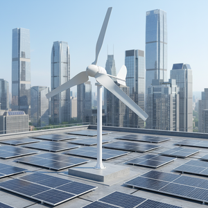 Generador de Energía Eólica Portátil Elege de Bajo Costo, 5KW 3KW 1KW, para Techo, con Ventilador, para Uso Doméstico - Product Image 2
