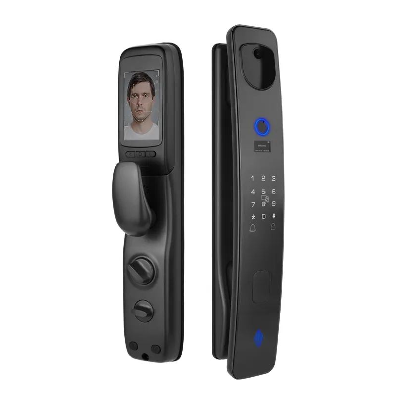 OYO Entrada Biométrica Durável Home Locking câmeras de vídeo eletrônicas ttlock Digital Inteligente Senha Código fechadura da porta eletrônica