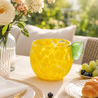 Porte-bougie en verre artisanal élégant et écologique, décoration de fête pour la maison et la chambre