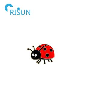 Fabrication de dessin animé mignon Reptile Animal coccinelle insecte broche métal personnalisé Lady <span class=keywords><strong>Bug</strong></span> rouge minuscule coccinelle coccinelle émail épinglette insigne - Product Image 2