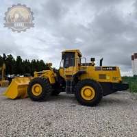 Cargadora KOMATSU WA470 Usada Original de Alta Calidad, Maquinaria de Construcción de Segunda Mano de la Serie KOMATSU Lista para Envío Rápido a Exportación