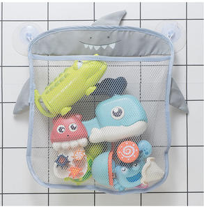 Sac de rangement en filet pour jouets de bain pour bébé, avec ventouses, en forme d'animaux de dessin animé, pour le rangement du sable et des jouets pour enfants - Product Image 5
