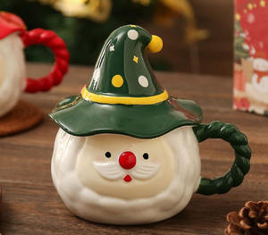 แก้วมัคธีมคริสต์มาส Xinrunjin กล่องของขวัญแก้วมัคประดับซานต้า ลวดลายสดใส เหมาะสำหรับการมอบของขวัญสร้างสรรค์ตามฤดูกาลสำหรับธุรกิจ B2B - Product Image 3