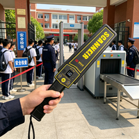 Detector de Metales Portátil Recargable MAIDUN de Alta Sensibilidad, con Carcasa de ABS, para Inspección de Seguridad Escolar