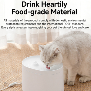 Nouveauté Distributeur d'eau automatique pour animaux de compagnie de grande capacité 2,5 L en ABS, fontaine à eau automatique pour chat - Product Image 2