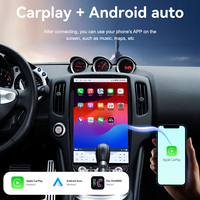 Radio para Auto con Android 15, Pantalla Vertical de 14.5 Pulgadas para Nissan 370Z 2008-2019, Reproductor Multimedia Estéreo, Navegación GPS, Unidad Principal con DSP