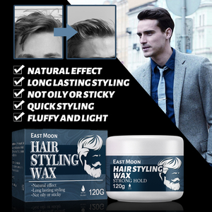 Pomada de pelo natural orgánico para hombres, cera para el cabello mate, hidratante y esponjosa, marca privada - Product Image 6