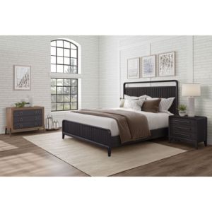 3 <b>Drawer</b> Nightstand With Usb Charging Ports Modern Bedroom <b>Storage</b> Cabinet - Product Image 3